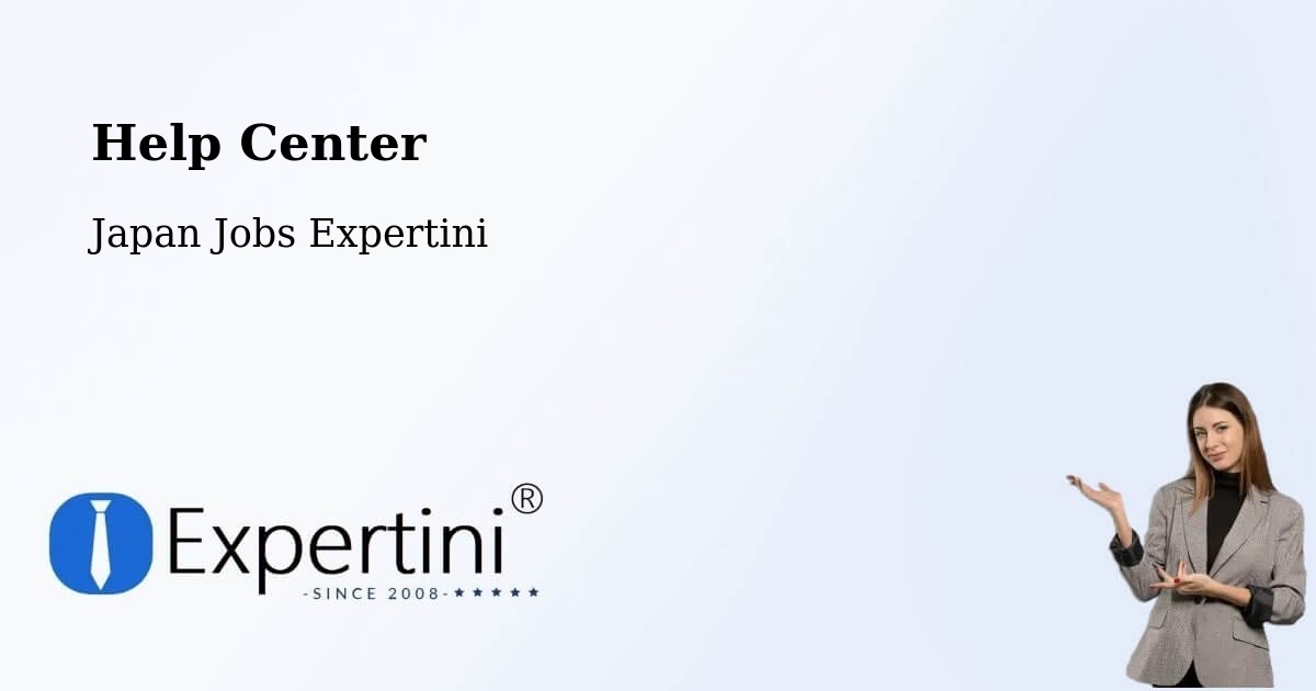 Help Center – Ichihara - Japan Jobs Expertini