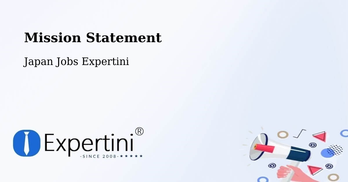 Corporate Mission – Ichihara - Japan Jobs Expertini