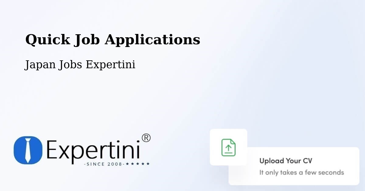 Quick Apply Feature – Ichihara - Japan Jobs Expertini