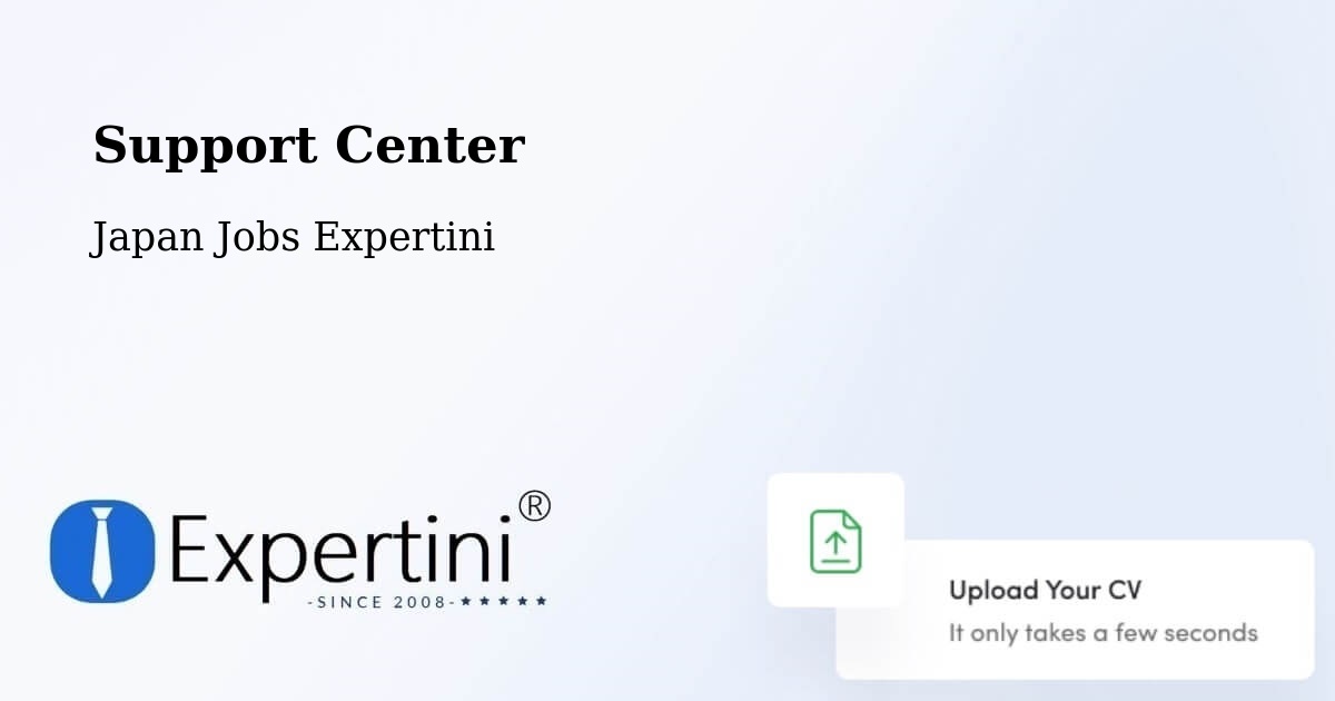 Support Services – Ichihara - Japan Jobs Expertini